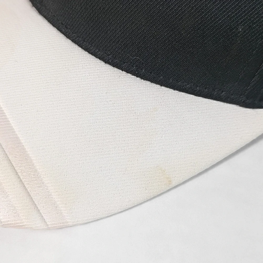 Adidas Miami Heat Hat Mens L/XL Black White Climalite NBA Basketball Fitted Cap
